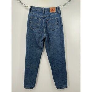 Levi's Jeans Womens 28x29 High Waisted Taper Waterless Medium Wash Blue